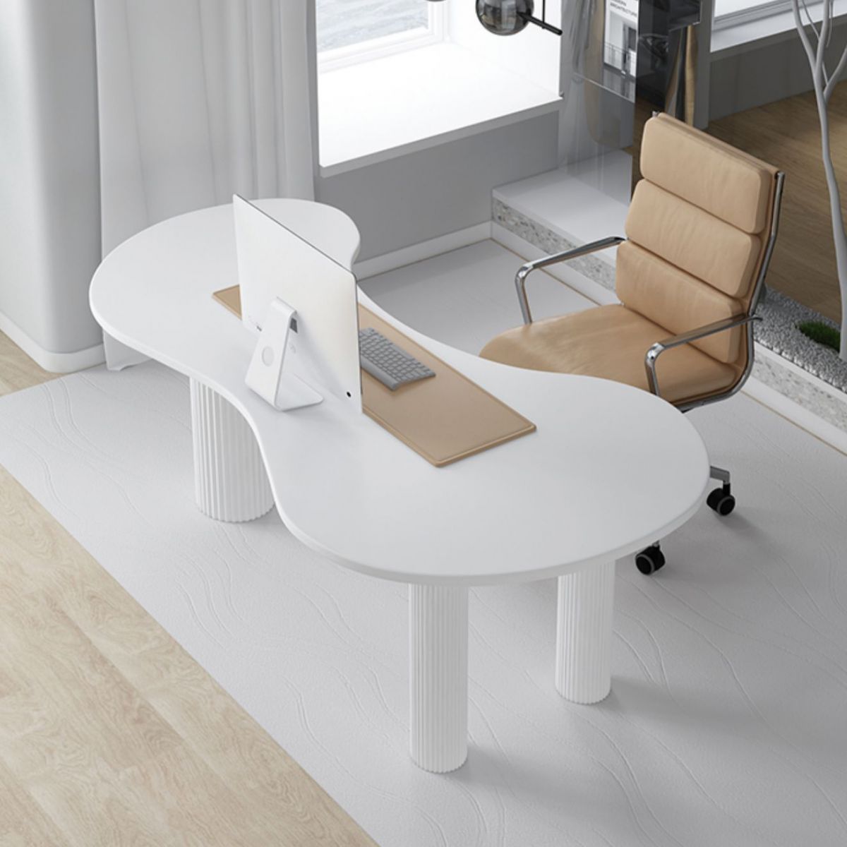 Home Office Writing Desk Industrial Pine Solid Wood Writing Desk Clearhalo 'furn' 'furn_office_desk' 'Furniture' 'furniture_office_desk' 'Office Desks' 'Office Furniture' 'office_desk' 1200x1200_ecb4bea3-4ee5-4cb4-8246-8d95612158a5