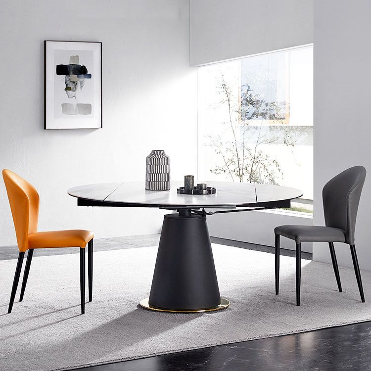 Glam 1/3/4/5/7 Pieces Dining Set Sintered Stone Dining Table Set for Dining Areas Clearhalo 'Dining Room Sets' 'Dining Tables & Seating' 'dining_room_set' 'furn' 'furn_dining_room_set' 'Furniture' 'furniture_dining_room_set' 'Kitchen & Dining Furniture' 1200x1200_ecb67064-38b7-4284-8492-c506eabd04d5