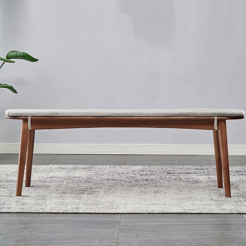 11.8 Inch Wide Seating Bench Modern Solid Wood Bench with Legs Clearhalo 'Benches' 'Chairs & Seating' 'furn' 'furn_benches' 'Furniture' 'Living Room Furniture' 1200x1200_ecb73947-c708-4400-a0a7-2efa1065b582