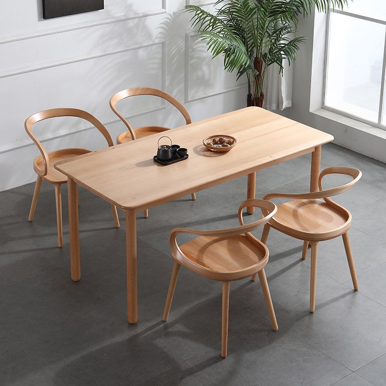 Sillas de comedor de madera sólida sillas de comedor de estilo diseñador para comedor