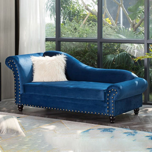 Contemporary Rolled Arms Chaise Living Room Chaise with Upholstered Clearhalo 'Chairs & Seating' 'Chaise Lounge' 'chaise_lounge' 'furn' 'furn_chaise_lounge' 'Furniture' 'Living Room Furniture' 1200x1200_ecba1d5d-bef4-4eaf-bab6-948a57232d7f