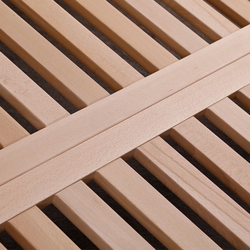 Pine Wood and Beech Slat Bed Foam Panel Modern Standard Bed Upholstered Headboard Clearhalo 'Bedroom Furniture' 'Beds' 'furn' 'furn_beds' 'Furniture' 1200x1200_ecbd3e3f-05e8-4596-8d58-e1abb6210edb