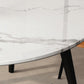 White Stone Dining Site Table Modern Round 4 Legs Dining Table Clearhalo 'Dining Tables & Seating' 'Dining Tables' 'dining_table' 'furn' 'furn_dining_table' 'Furniture' 'Kitchen & Dining Furniture' 1200x1200_ecbef8f3-1a7f-4eb7-8f57-da371e2d795a