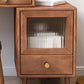 Rubberwood Vanity Table Drawers Simple Scandinavian Makeup Vanity Table