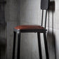 Industrial Armless Backrest Counter Stool Iron Cafe Bar Stool with Leather Cushion Clearhalo 'Bar Furniture' 'Bar Stools' 'bar_stools' 'furn' 'furn_bar_stools' 'Furniture' 'furniture_bar_stools' 'Kitchen & Dining Furniture' 1200x1200_ecc1015e-fa12-49ef-8d29-c1535ef03c00
