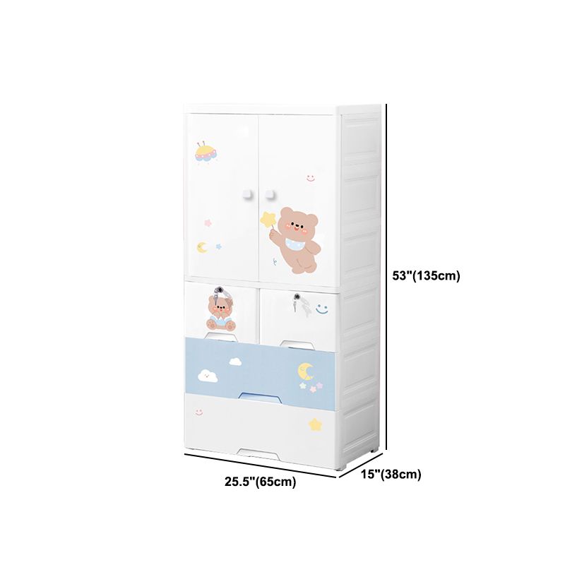 Zeitgenössischer Lagerschrank mit Schubladen Plastikschrank für Schlafzimmer