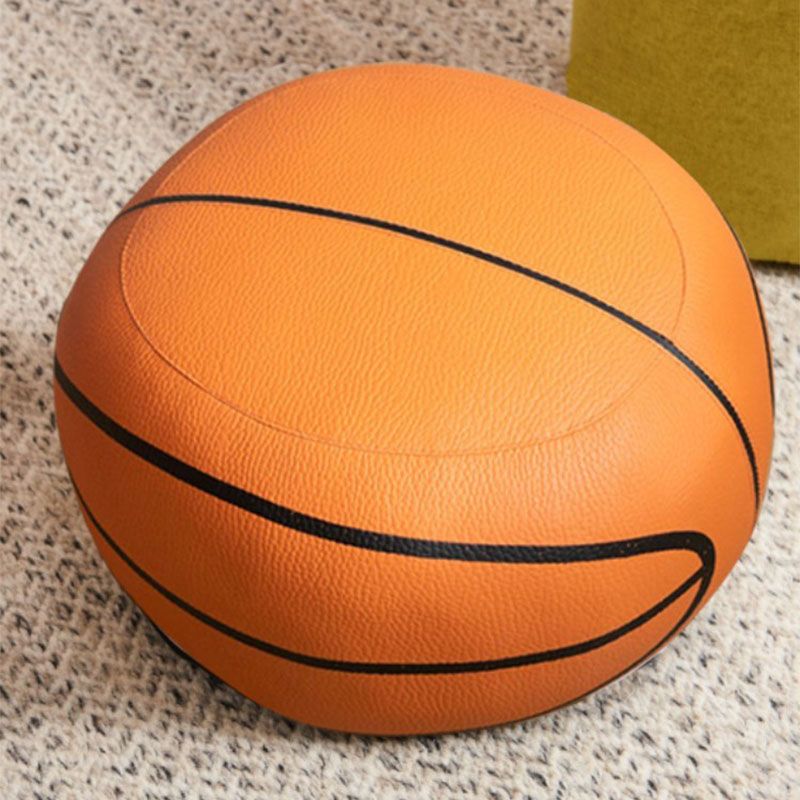 Modern Pouf Ottoman PU Leather Upholstered Geometric Print Spherical Ottoman Clearhalo 'furn' 'furn_ottomans_poufs' 'Furniture' 'Living Room Furniture' 'Ottomans & Poufs' 'ottomans_poufs' 1200x1200_ecc85899-a3a1-40e3-bb20-a4afe71abd1d