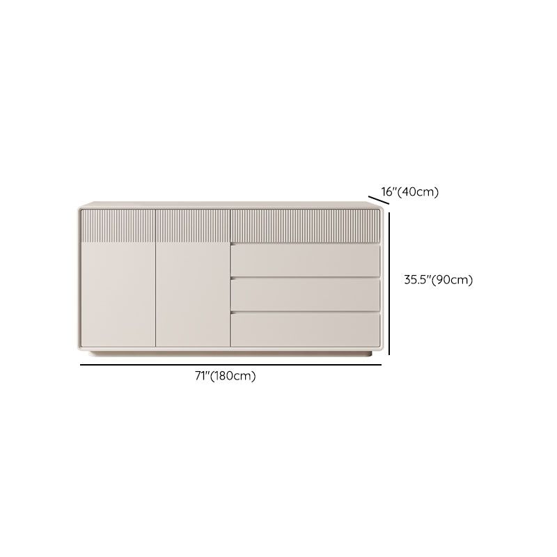 Tocador combinado horizontal contemporáneo tocador de almacenamiento de madera para dormitorio