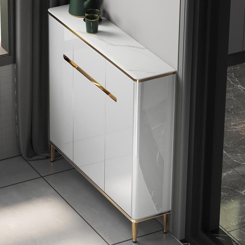 Modern 1 Drawer Sideboard Sintered Stone Dining Sideboard for Living Room Clearhalo 'buffet_sideboard' 'Buffets & Sideboards' 'furn' 'furn_buffet_sideboard' 'Furniture' 'Kitchen & Dining Furniture' 1200x1200_ecce5dff-1c07-4667-8897-8e47c0aac742