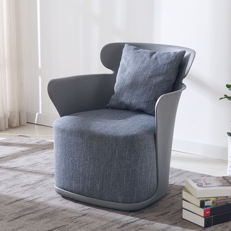 Armstuhl Arme Leinen/PU -Leder inklusive Stuhl für Wohnzimmer, Schlafzimmer