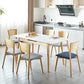 Minimalist Sintered Stone Dining Table White Extendable Dining Table for Kitchen Clearhalo ' dining_table' 'Dining Tables & Seating' 'Dining Tables' 'furn' 'furn_dining_table' 'Furniture' 'furniture_dining_table' 'Kitchen & Dining Furniture' 'kitchen&dining_furn' 'kitchen' 'kitchen_dining_table' 1200x1200_ecd03dc7-cdec-4976-a49b-42ba37b6c7d1