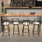 Pine Wood Bar Dining Table Modern Rectangle Bar Table with 4 Legs Pedestal for Dining Room Clearhalo 'Bar Furniture' 'Bar Tables' 'bar_tables' 'furn' 'furn_bar_tables' 'Furniture' 'Kitchen & Dining Furniture' 1200x1200_ecd0de2f-2ad1-46f7-943e-8072bd9a7d03