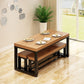 Modern Solid Wood Kitchen Dining Table Rectangle Shape Standard Dining Table with Trestle Base Clearhalo ' dining_table' 'Dining Tables & Seating' 'Dining Tables' 'furn' 'furn_dining_table' 'Furniture' 'furniture_dining_table' 'Kitchen & Dining Furniture' 'kitchen&dining_furn' 'kitchen' 'kitchen_dining_table' 1200x1200_ecd28187-7b50-4e00-950a-ef4e30ac0974