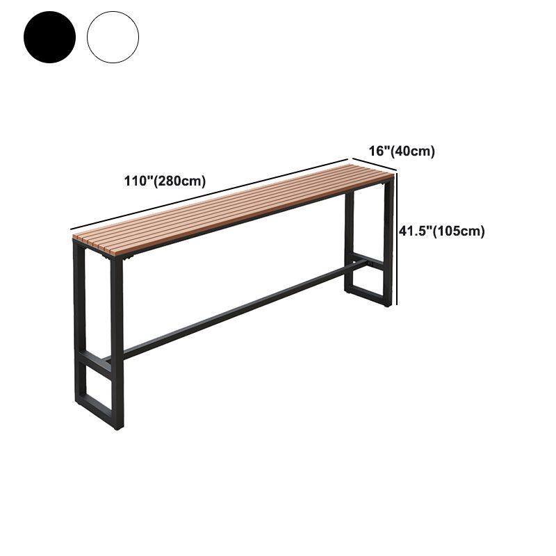 Outdoor 42-inch Height Bar Table Industrial Style Wood Bar Table Clearhalo 'Bar Furniture' 'Bar Tables' 'bar_tables' 'furn' 'furn_bar_tables' 'Furniture' 'furniture_bar_tables' 'Kitchen & Dining Furniture' 1200x1200_ecd2a6b3-1ebb-4756-a8f8-e64b4c83c09f