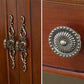 Mid-Century Modern Home Paned Cabinet Solid Wood Corner Side Cabinet Clearhalo 'Cabinets & Chests' 'cabinets_chests' 'furn' 'furn_cabinets_chests' 'Furniture' 'Living Room Furniture' 1200x1200_ecd3e37b-f1b3-4269-86eb-b0a05aec4234