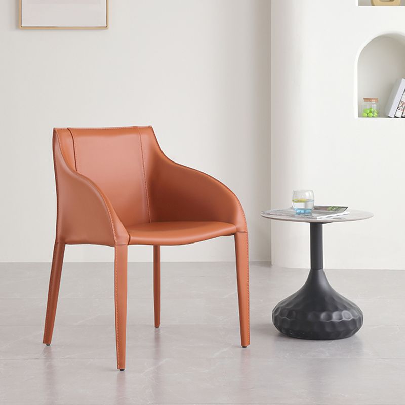 Contemporary Faux Leather Arm Chair Indoor Upholstered Chair