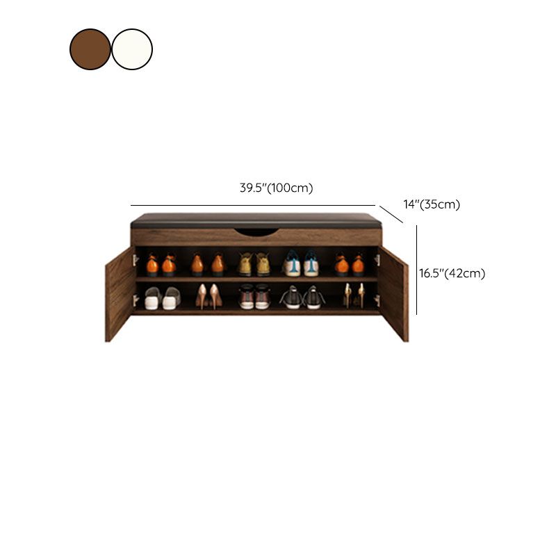 13,65 "W banc d'entrée industriel banc de siège rectangle avec rembourrage