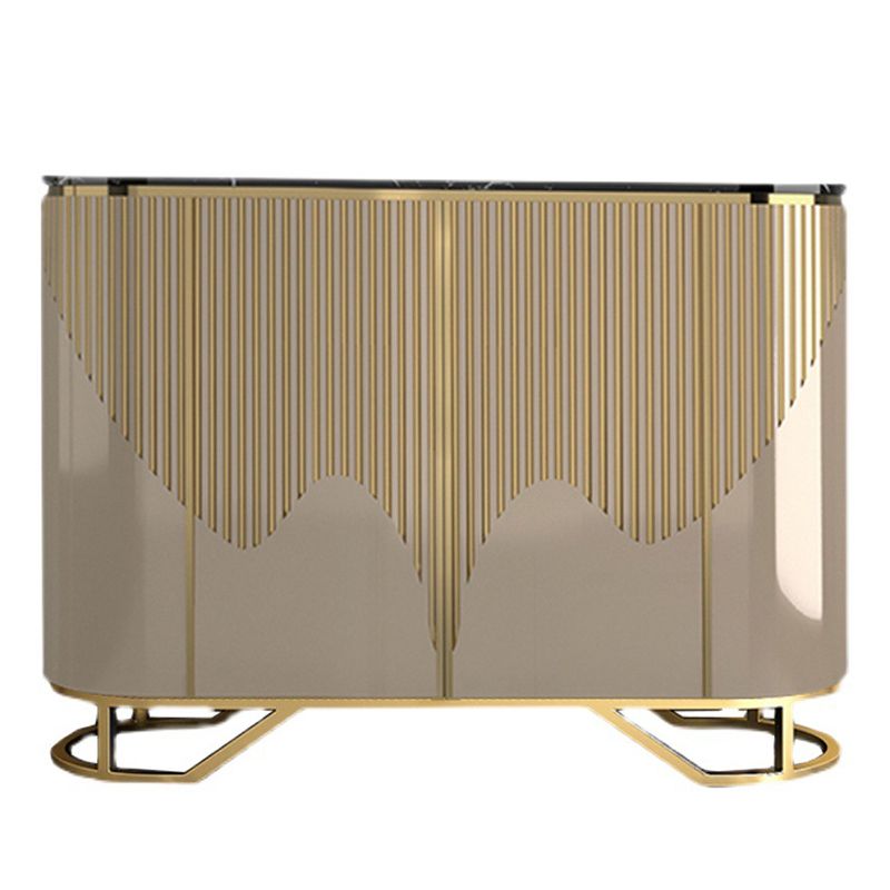 Sideboard in legno ingegnerizzato in fico in marmo in marmo per uso da cucina