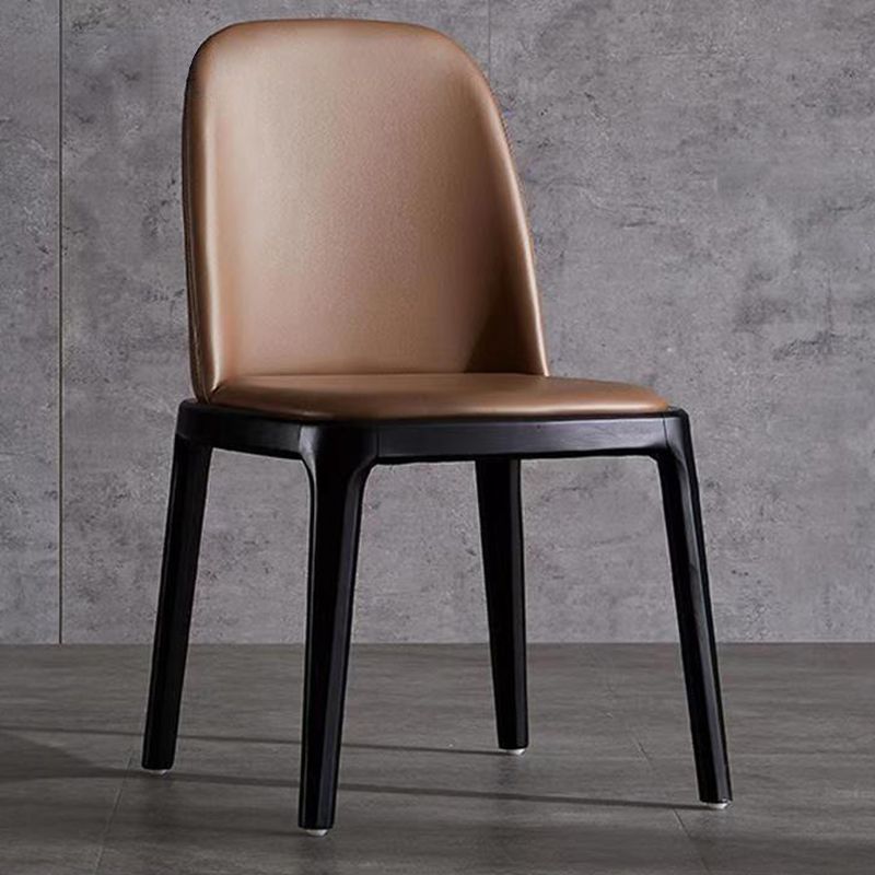 Glam Scandinavian Kitchen Dining Room Wood Chairs Solid Back Side Chair Set Clearhalo ' kitchen&dining_furn' 'Dining Chairs' 'Dining Tables & Seating' 'dining_chair' 'furn' 'furn_dining_chair' 'Furniture' 'furniture_dining_chair' 'Kitchen & Dining Furniture' 'kitchen' 1200x1200_ecda6bd4-b52f-4484-a82e-18578a59f176