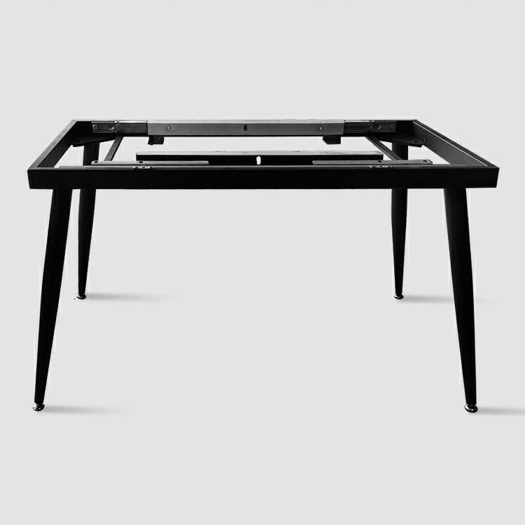 Modern Style Sintered Stone Dining Table Set Extendable Rectangular Dining Table with Trestle Base Clearhalo 'Dining Room Sets' 'Dining Tables & Seating' 'dining_room_set' 'furn' 'furn_dining_room_set' 'Furniture' 'furniture_dining_room_set' 'Kitchen & Dining Furniture' 'kitchen&dining_furn' 'kitchen' 1200x1200_ecdae2ef-fd0b-4cc6-8a87-e486ebcec358