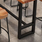 Industrial Bar Dining Table Pine Wood Bar Table with Trestle Base Clearhalo 'Bar Furniture' 'Bar Tables' 'bar_tables' 'Furniture' 'furniture_bar_tables' 'Kitchen & Dining Furniture' 1200x1200_ecdb7184-6f93-4731-947b-40d0bb9d1a0a
