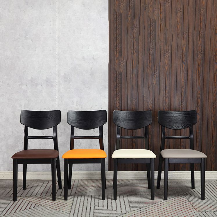 Traditional Indoor Dining Side Chair Wood Finish Ladder Back Stacking Dining Chair Clearhalo ' kitchen&dining_furn' 'Dining Chairs' 'Dining Tables & Seating' 'dining_chair' 'furn' 'furn_dining_chair' 'Furniture' 'furniture_dining_chair' 'Kitchen & Dining Furniture' 'kitchen' 1200x1200_ecdbd82e-6de5-46d5-bb12-7029ed7976a1