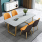 Nordic 1/2/5/7 Pieces Dining Set Sintered Stone Dining Table with Chairs Clearhalo 'Dining Room Sets' 'Dining Tables & Seating' 'dining_room_set' 'furn' 'furn_dining_room_set' 'Furniture' 'furniture_dining_room_set' 'Kitchen & Dining Furniture' 1200x1200_ecdc0250-e581-4cdd-8aae-cbdd3ed5d70e