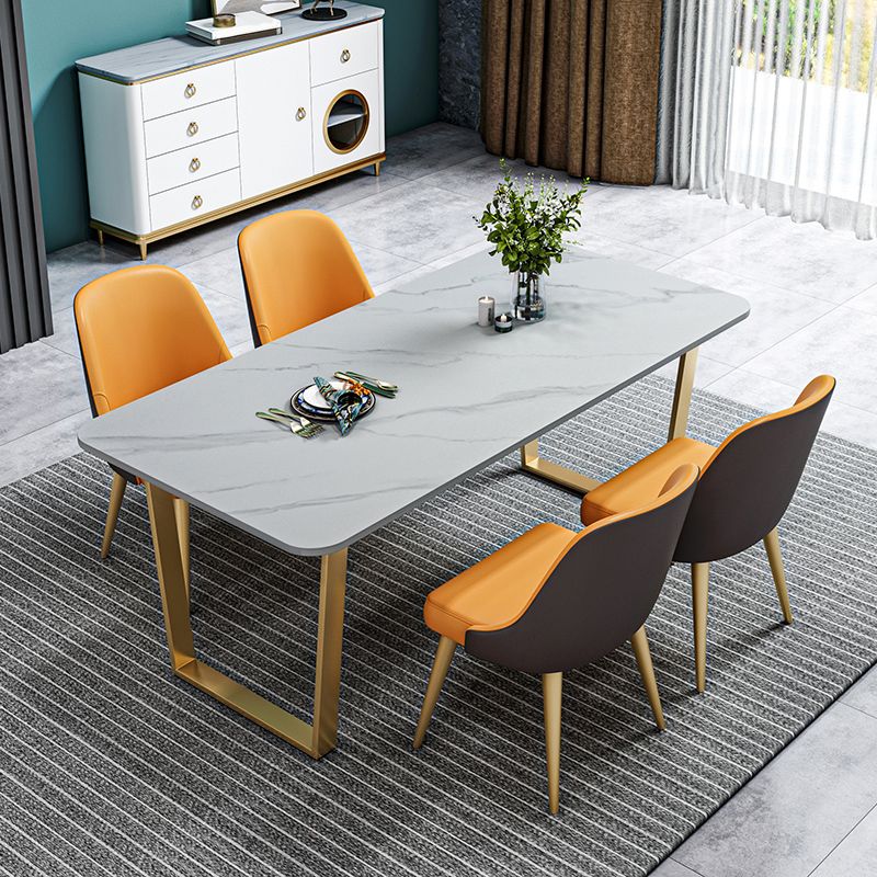 Nordic 1/2/5/7 Pieces Dining Set Sintered Stone Dining Table with Chairs Clearhalo 'Dining Room Sets' 'Dining Tables & Seating' 'dining_room_set' 'furn' 'furn_dining_room_set' 'Furniture' 'furniture_dining_room_set' 'Kitchen & Dining Furniture' 1200x1200_ecdc0250-e581-4cdd-8aae-cbdd3ed5d70e