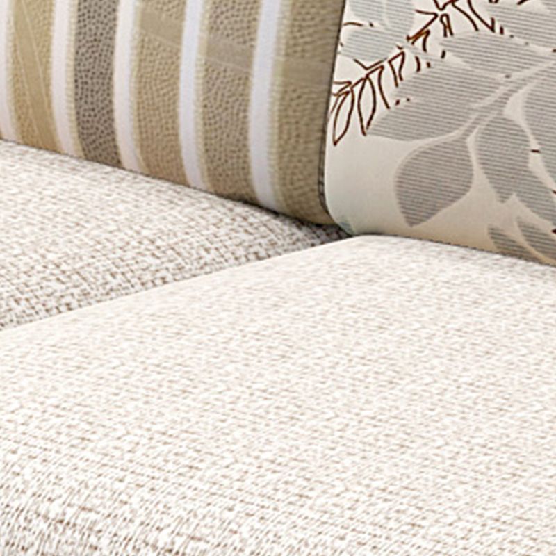 120.08"L x 70.87"W x 37.4"H Farmhouse Fabric Cushion Back Sectionals with Pillows Clearhalo 'furn' 'furn_sectionals' 'Furniture' 'furniture_sectionals' 'kitchen' 'kitchen_sectionals' 'Living Room Furniture' 'Sectionals' 1200x1200_ecdee570-e953-4737-a6fb-5e0968f704a9