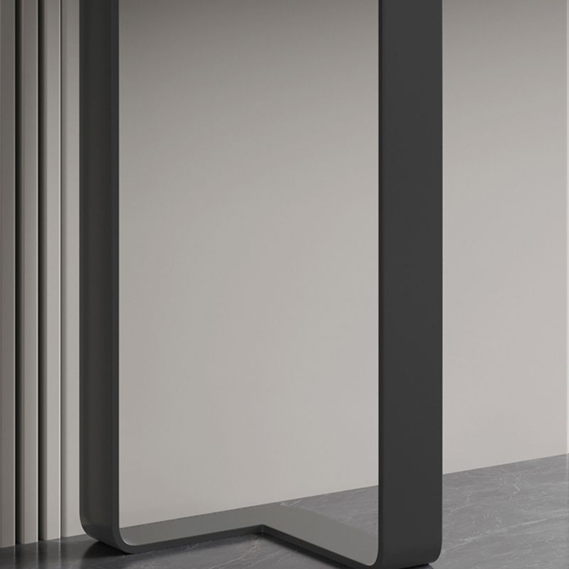 Contemporary Console Accent Table Scratch Resistant with Stone Top for Hall