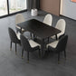 Modern 1/4/5/7 Pieces Dining Room Table Set Sintered Stone Dining Set Clearhalo 'Dining Room Sets' 'Dining Tables & Seating' 'dining_room_set' 'furn' 'furn_dining_room_set' 'Furniture' 'furniture_dining_room_set' 'Kitchen & Dining Furniture' 'kitchen&dining_furn' 'kitchen' 1200x1200_ece18157-617a-4ad2-a9b9-cbe702ce4010