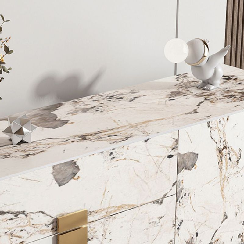 Tavolo da tavolo a buffet glam tavolo di gioia con cassetti per cucina