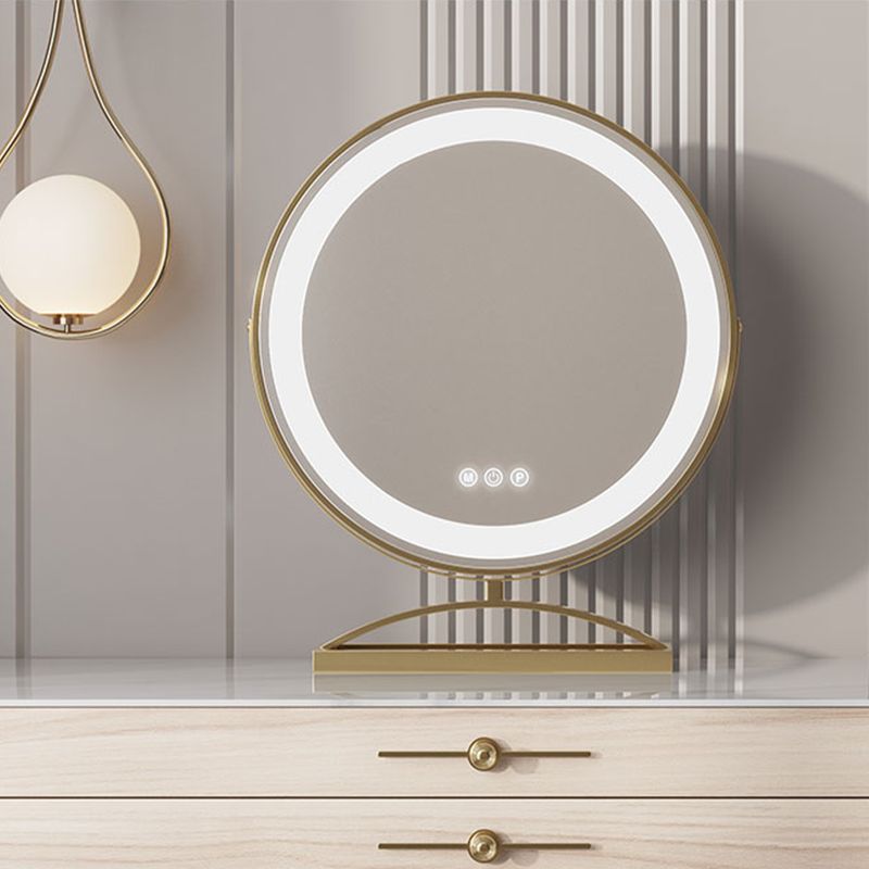 Glam Style Solid Wood Dresser with 4 Drawers Off-white Metal Base