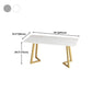 Rectangle Glam Style Dining Table Double Pedestal Table with Sintered Stone Clearhalo ' dining_table' 'Dining Tables & Seating' 'Dining Tables' 'furn' 'furn_dining_table' 'Furniture' 'furniture_dining_table' 'Kitchen & Dining Furniture' 'kitchen&dining_furn' 'kitchen' 'kitchen_dining_table' 1200x1200_ece6bdb3-8fe5-4688-94ed-0402bd8b135b