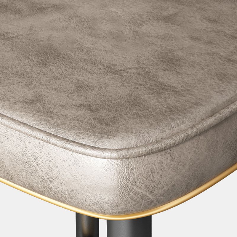 Contemporary Leather Bar Stool Buckets Indoor Low Back Stool with Steel Legs Clearhalo 'Bar Furniture' 'Bar Stools' 'bar_stools' 'furn' 'furn_bar_stools' 'furniture_bar_stools' 'Kitchen & Dining Furniture' 'kitchen&dining_furn' 'kitchen' 'kitchen_furn' Furniture' 1200x1200_ece755a9-471b-4b4a-8ecb-14a7536e64aa