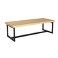 Rectangle Meeting Table Industrial Office Desk with Trestle Base Clearhalo 'furn' 'furn_office_desk' 'Furniture' 'furniture_office_desk' 'Office Desks' 'Office Furniture' 'office_desk' 1200x1200_ece76e10-d7ee-4e07-a81a-142c32fc231d