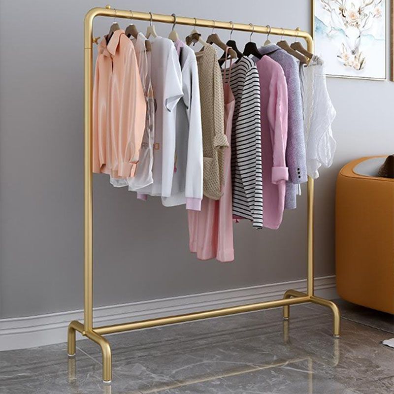 Estante de pelaje de estilo industrial estante de pelaje de pie metálico con estantes