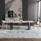 Contemporary Dining Table Sintered Stone Table with Metal Legs for Home Use Clearhalo 'Dining Tables & Seating' 'Dining Tables' 'dining_table' 'furn' 'furn_dining_table' 'Furniture' 'Kitchen & Dining Furniture' 1200x1200_ecea8764-b5d8-45bf-a78b-35f30fcb5c19