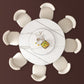 Set da pranzo moderno in pietra sinterizzata Set da pranzo da 1/2/5/7 pezzi per uso domestico