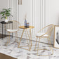 Metal Kitchen Dining Arm Chairs Glam Upholstered Dining Chairs Clearhalo 'Dining Chairs' 'Dining Tables & Seating' 'dining_chair' 'furn' 'furn_dining_chair' 'Furniture' 'Kitchen & Dining Furniture' 1200x1200_ecede2f6-87d2-4554-926f-47f224171b5f