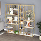 Etagere eigentijdse boekenplank open metalen bookkast met planken met planken