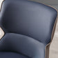 Scandinavian Style Faux Leather Dining Chair Solid Back Chair with 4 Black Finish Legs Clearhalo ' kitchen&dining_furn' 'Dining Chairs' 'Dining Tables & Seating' 'dining_chair' 'furn' 'furn_dining_chair' 'Furniture' 'furniture_dining_chair' 'Kitchen & Dining Furniture' 'kitchen' 1200x1200_ecf30144-b5ff-49ad-bf27-4a393d23d056
