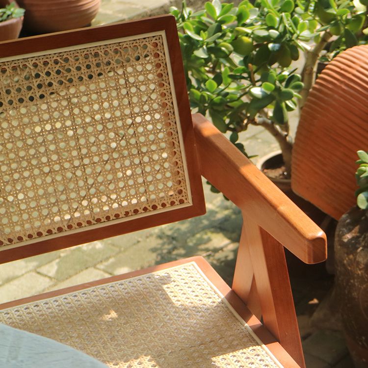 Wooden Dining Side Chairs Modern Indoor-Outdoor Open Back Dining Chair, 20'' Wide Clearhalo ' kitchen&dining_furn' 'Dining Chairs' 'Dining Tables & Seating' 'dining_chair' 'furn' 'furn_dining_chair' 'Furniture' 'furniture_dining_chair' 'Kitchen & Dining Furniture' 'kitchen' 1200x1200_ecf46141-821d-48c9-acad-7697487158eb