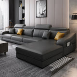 Divano a 4 posti moderno di metà secolo e cuscino da cuscino da cuscino cucito di divano posteriore