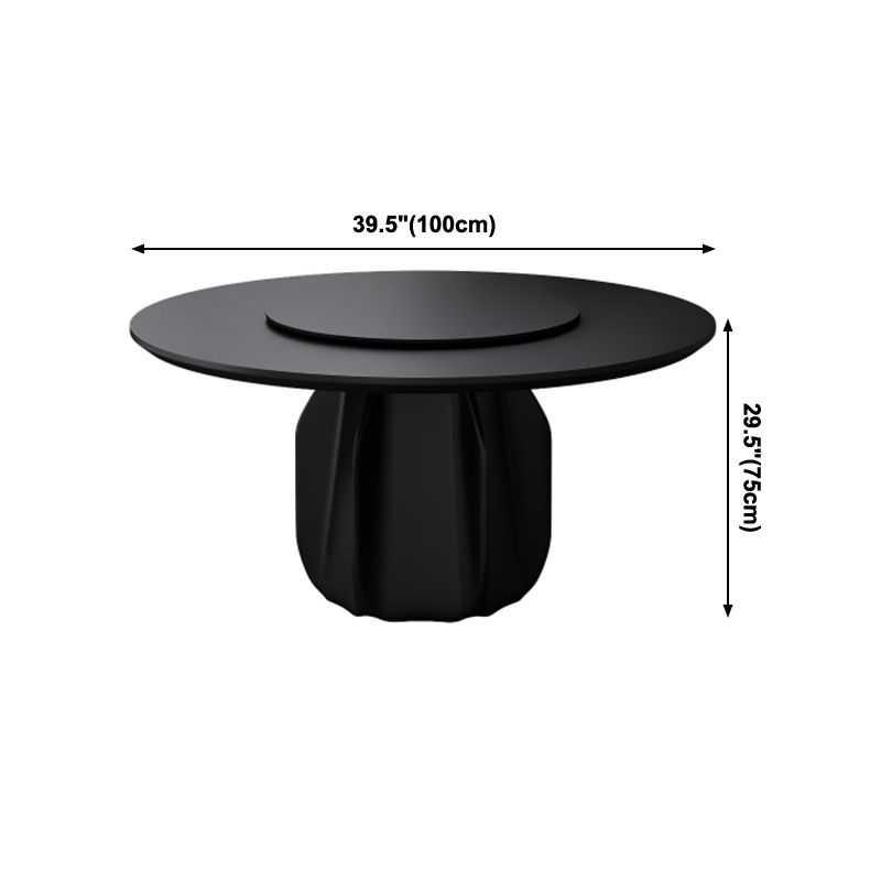 Contemporary Solid Wood Round Shape Dining Table Standard Kitchen Dining Table with Pedestal Base Clearhalo ' dining_table' 'Dining Tables & Seating' 'Dining Tables' 'furn' 'furn_dining_table' 'Furniture' 'furniture_dining_table' 'Kitchen & Dining Furniture' 'kitchen&dining_furn' 'kitchen' 'kitchen_dining_table' 1200x1200_ecf48a62-90f3-4a31-b922-dc3ee911455d