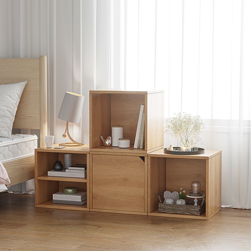 11.8 "W Bibliothèque de stockage fermé moderne en bois en bois pour le bureau à domicile