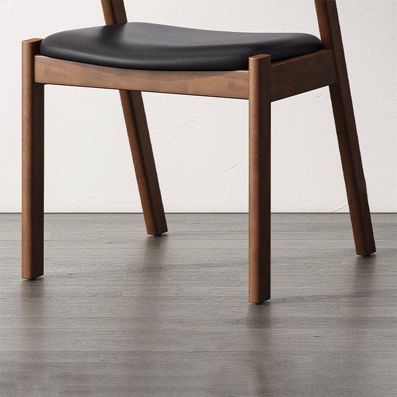 Contemporary Kitchen Solid Wood Dining Side Chair Opening Back Dining Side Chair Clearhalo ' kitchen&dining_furn' 'Dining Chairs' 'Dining Tables & Seating' 'dining_chair' 'furn' 'furn_dining_chair' 'Furniture' 'furniture_dining_chair' 'Kitchen & Dining Furniture' 'kitchen' 1200x1200_ecfa698d-a544-4690-a379-f8ed08c42296