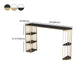 Living Room Stone Top Counter Table Iron Base 42-inch Height Glam Style Bar Table Clearhalo 'Bar Furniture' 'Bar Tables' 'bar_tables' 'furn' 'furn_bar_tables' 'Furniture' 'furniture_bar_tables' 'Kitchen & Dining Furniture' 1200x1200_ecfe146d-6f62-437e-b43b-334f14bacfc1