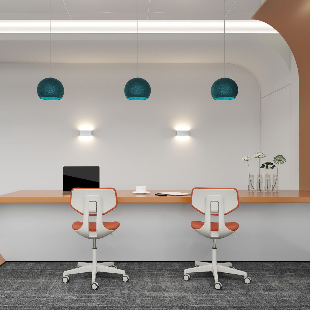 15" brede moderne bureaustoel met schuifbare bureaustoel met lage rugleuning