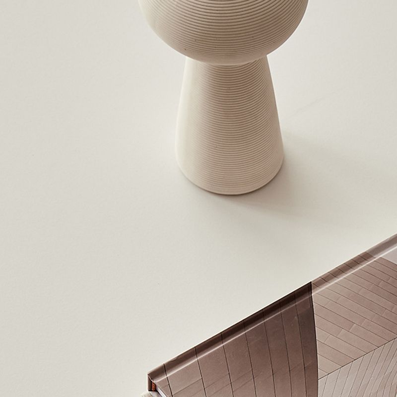 モダンな1/4/5/7ピースダイニングセット長方形の石の折りたたみ式ダイニングテーブルダイニングルーム用